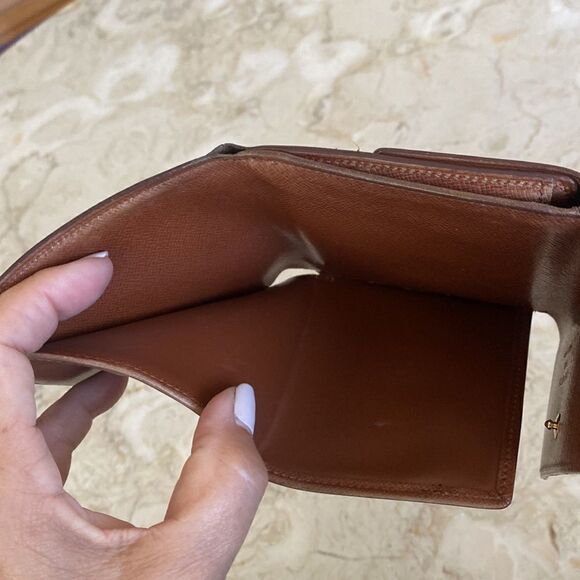 Authentic Louis Vuitton Monogram Portefeiulle Elise Trifold Wallet Vintage - Picture 12 of 15